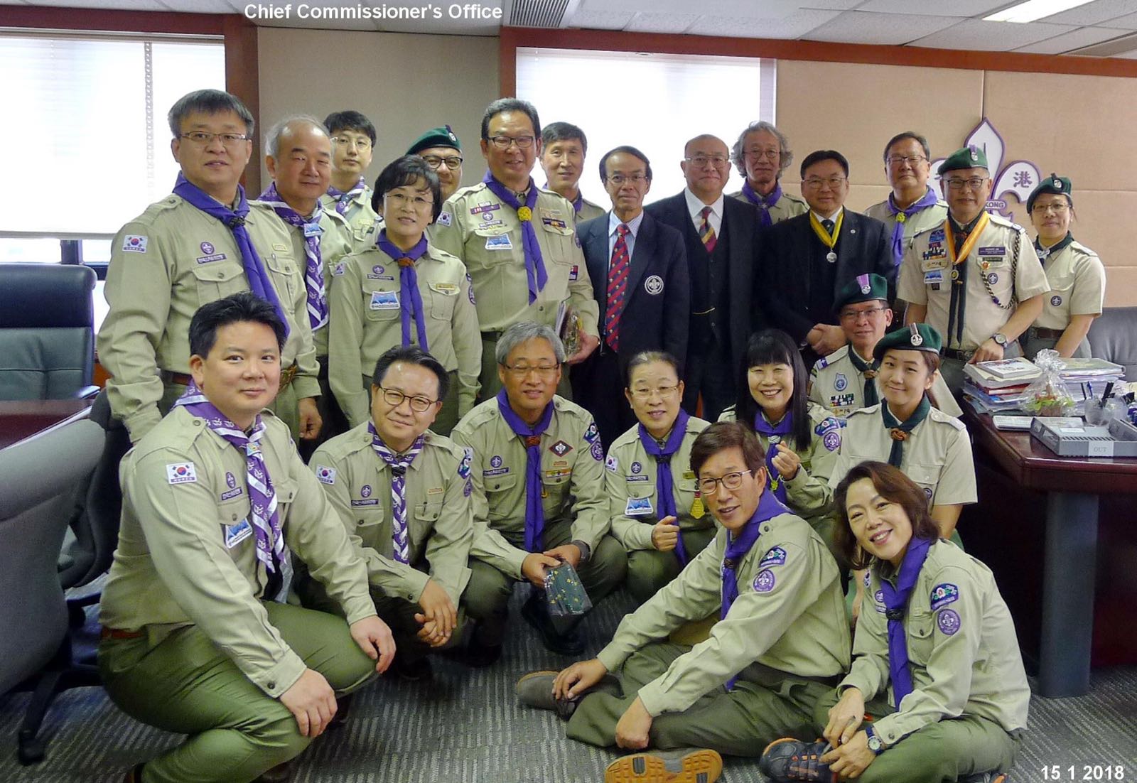 Reception of Overseas Scouts Reception of Overseas Scouts