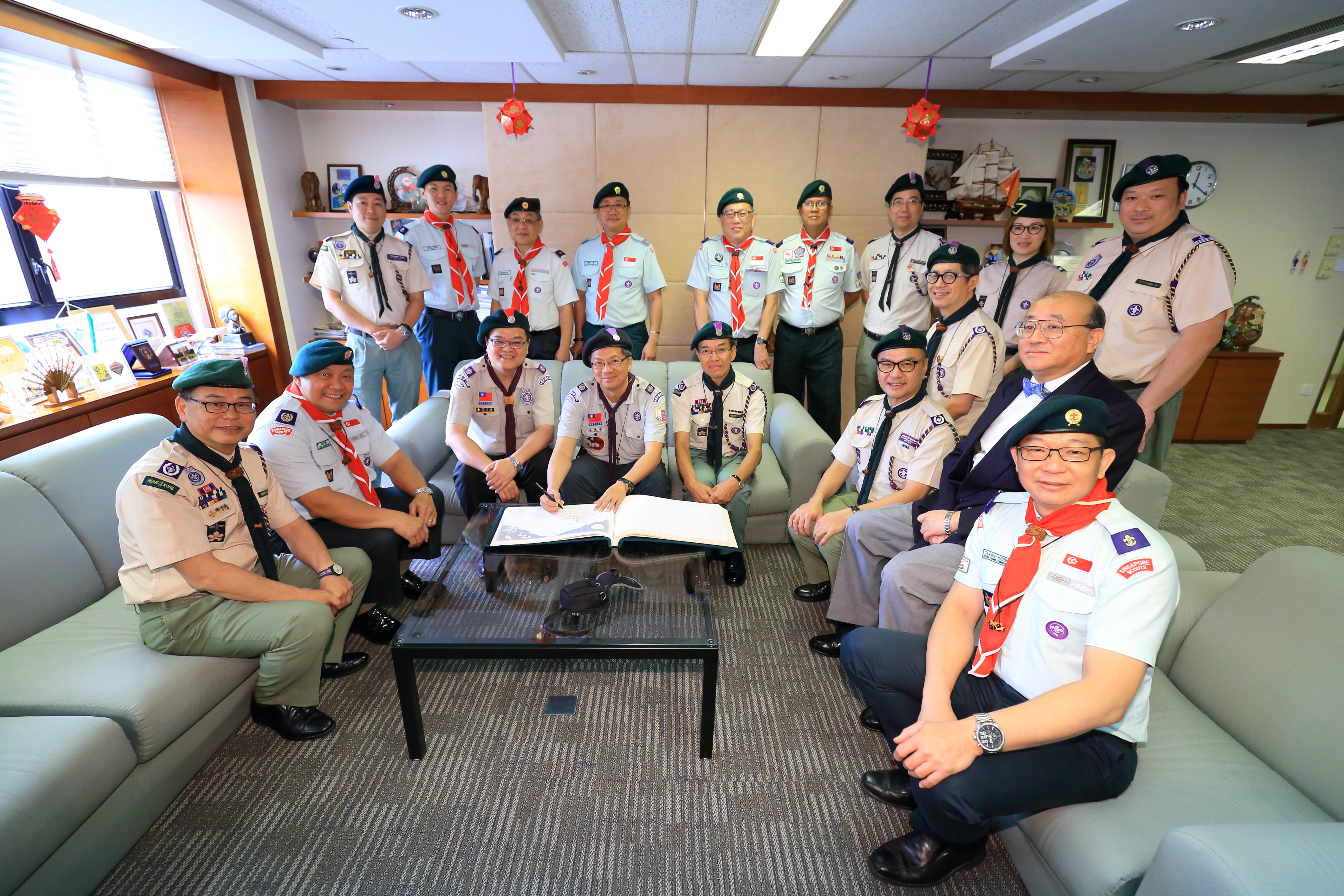 Reception of Overseas Scouts Reception of Overseas Scouts